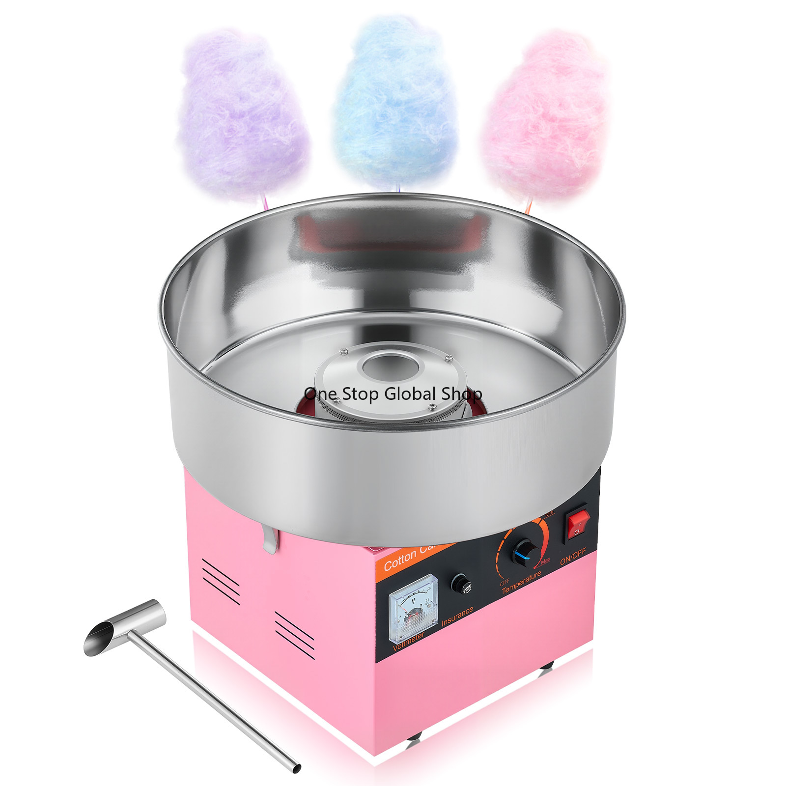 Candy Floss Machine Commercial - Máquina de Algodão Doce Comercial 1000W