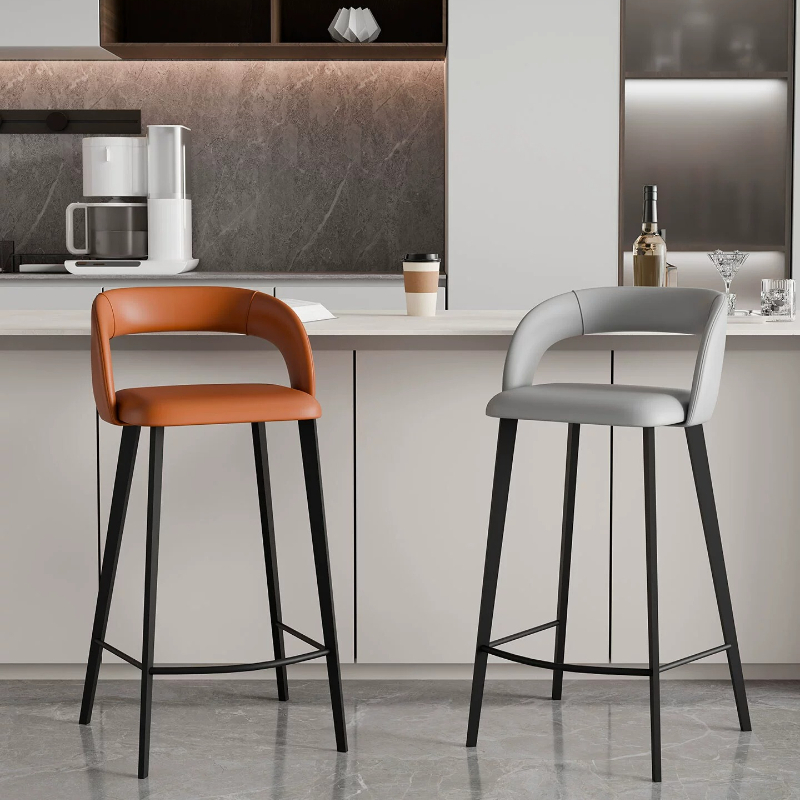 Commercial Kitchen Lighting Design - Cadeiras de Bar de Luxo Leve
