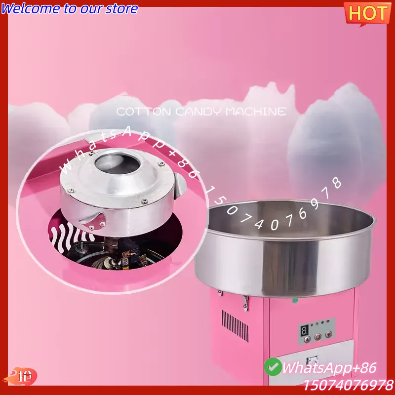 Máquina de Algodão Doce Elétri - Candy Floss Machine Commercial avaliação e preço