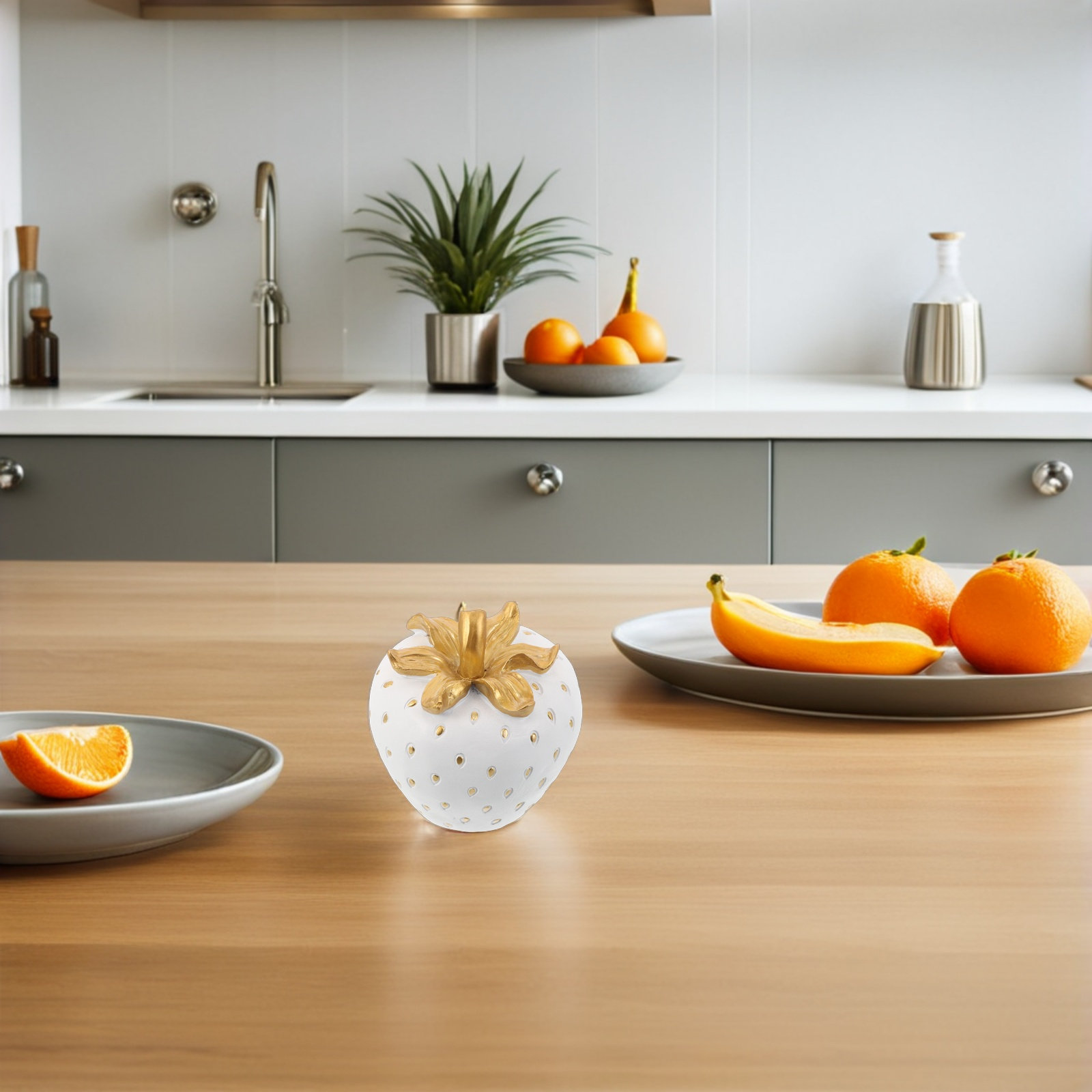 Adereços de Morango Realistas  - Commercial Kitchen Interior Design avaliação e preço